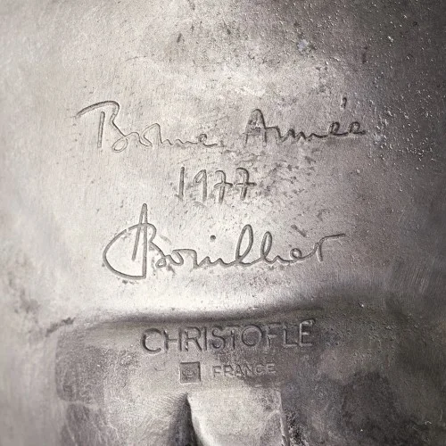 Punzone Christofle · «Bonne Année 1977»
