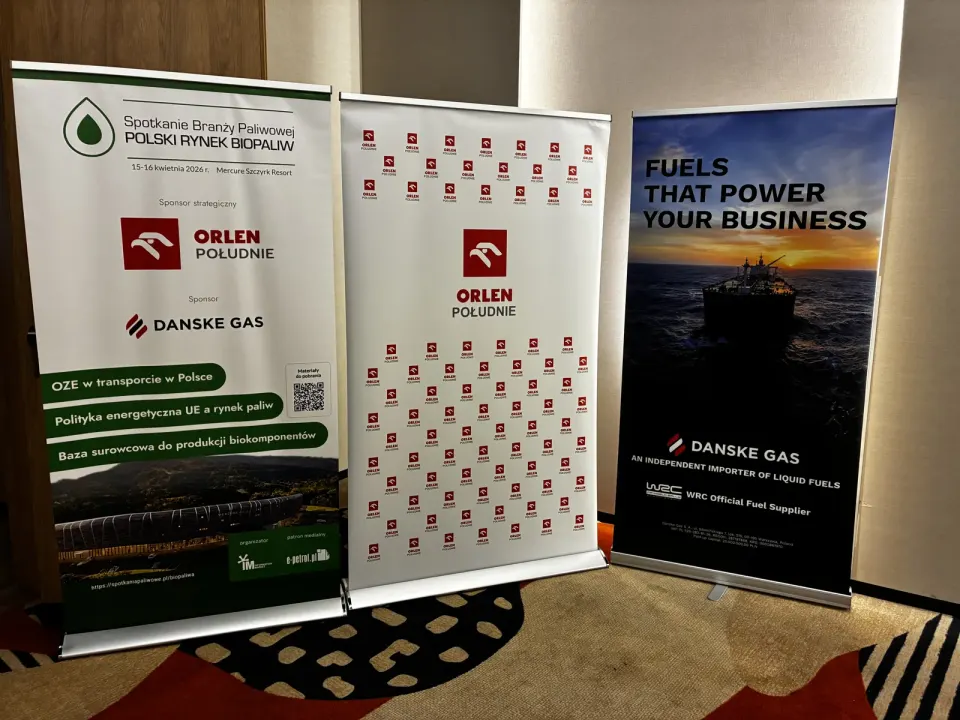 Danske Gas як спонсор: XIX Зустріч паливної галузі – Польський ринок біопалив, Mercure Szczyrk Resort, 15–16.04.2026